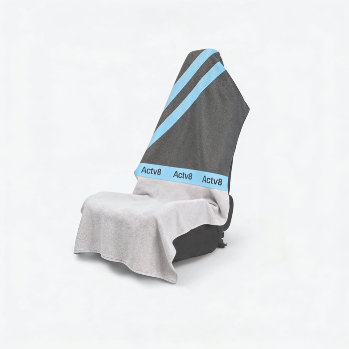 Zip Pocket Car Seat Towel – Arctic