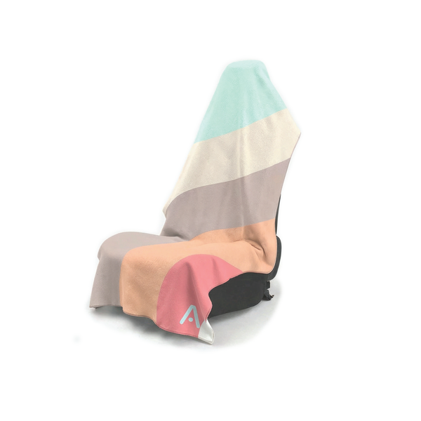 Zip Pocket Car Seat Towel - Dune