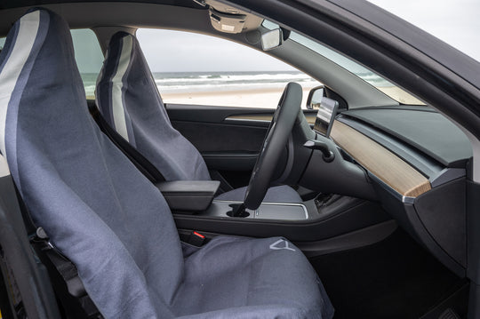 The FIG Car Seat Towels with Zipped Pocket | Car & Gym Seat Protector