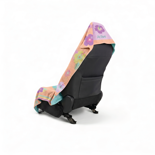 Lani zipped car seat cover towel — back