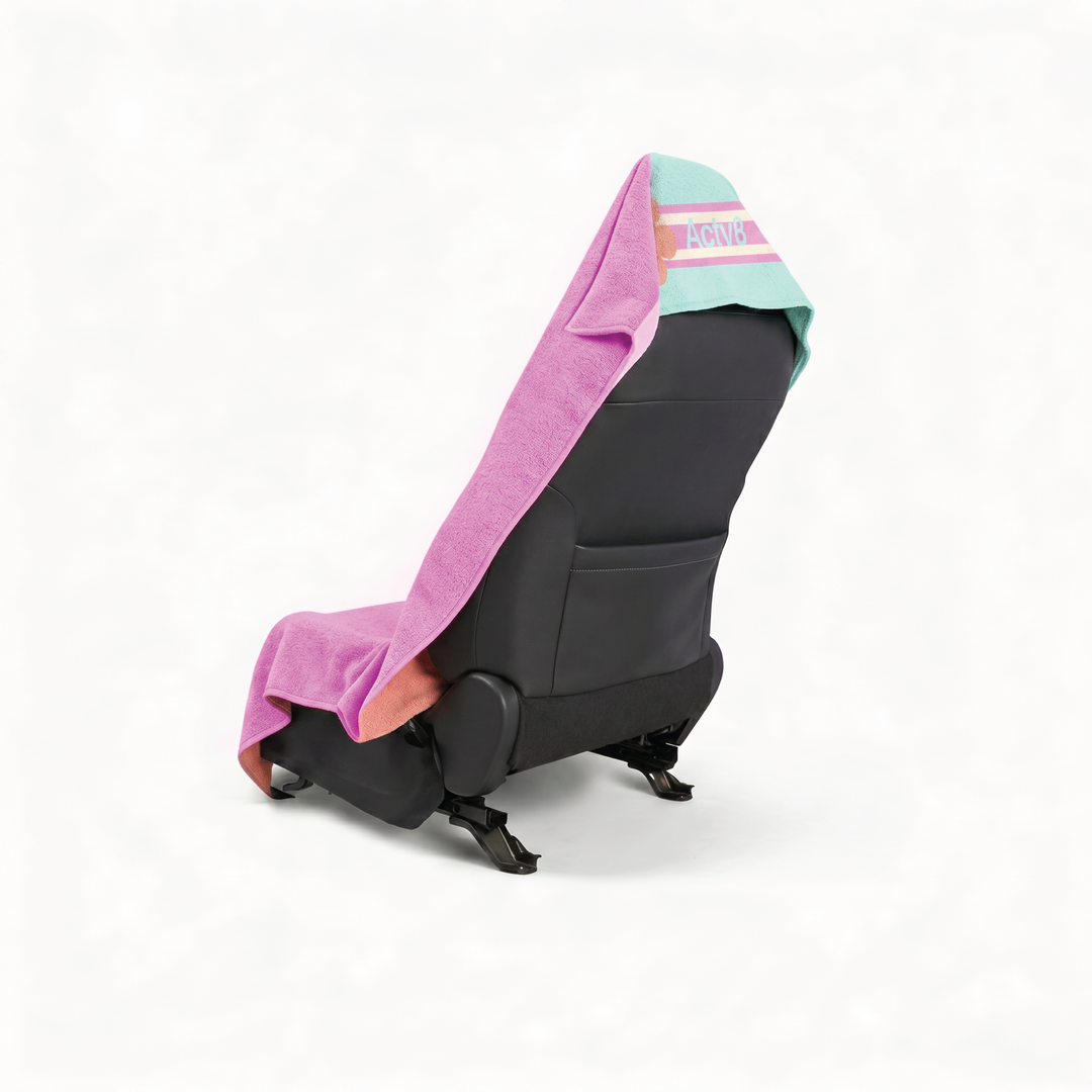 Lily zipped car seat cover towel — back #style_lily