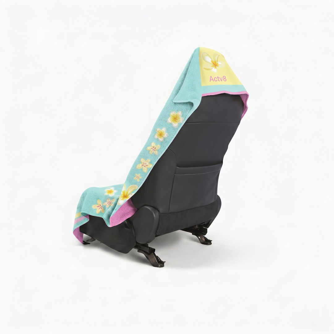 Malie zipped car seat cover towel — back #style_malie