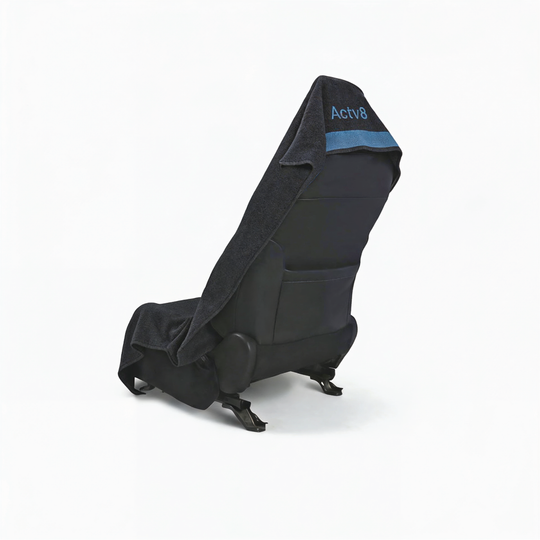 Reef zipped car seat cover towel — back #style_reef