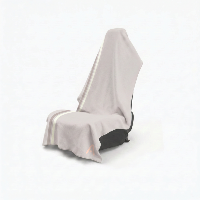 Zip Pocket Car Seat Towel – Sand