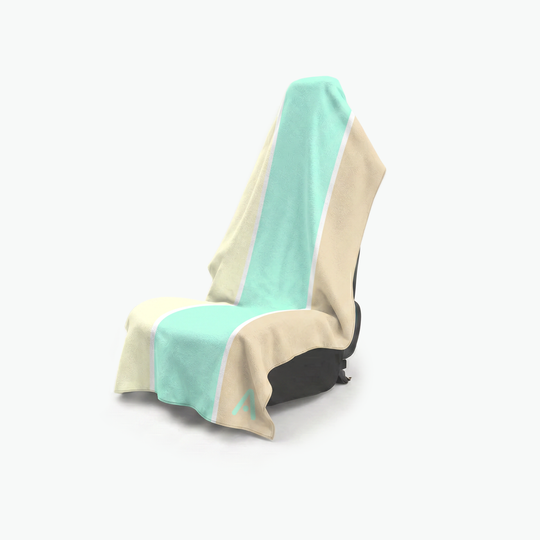 Scandi zipped car seat cover towel — front #style_scandi