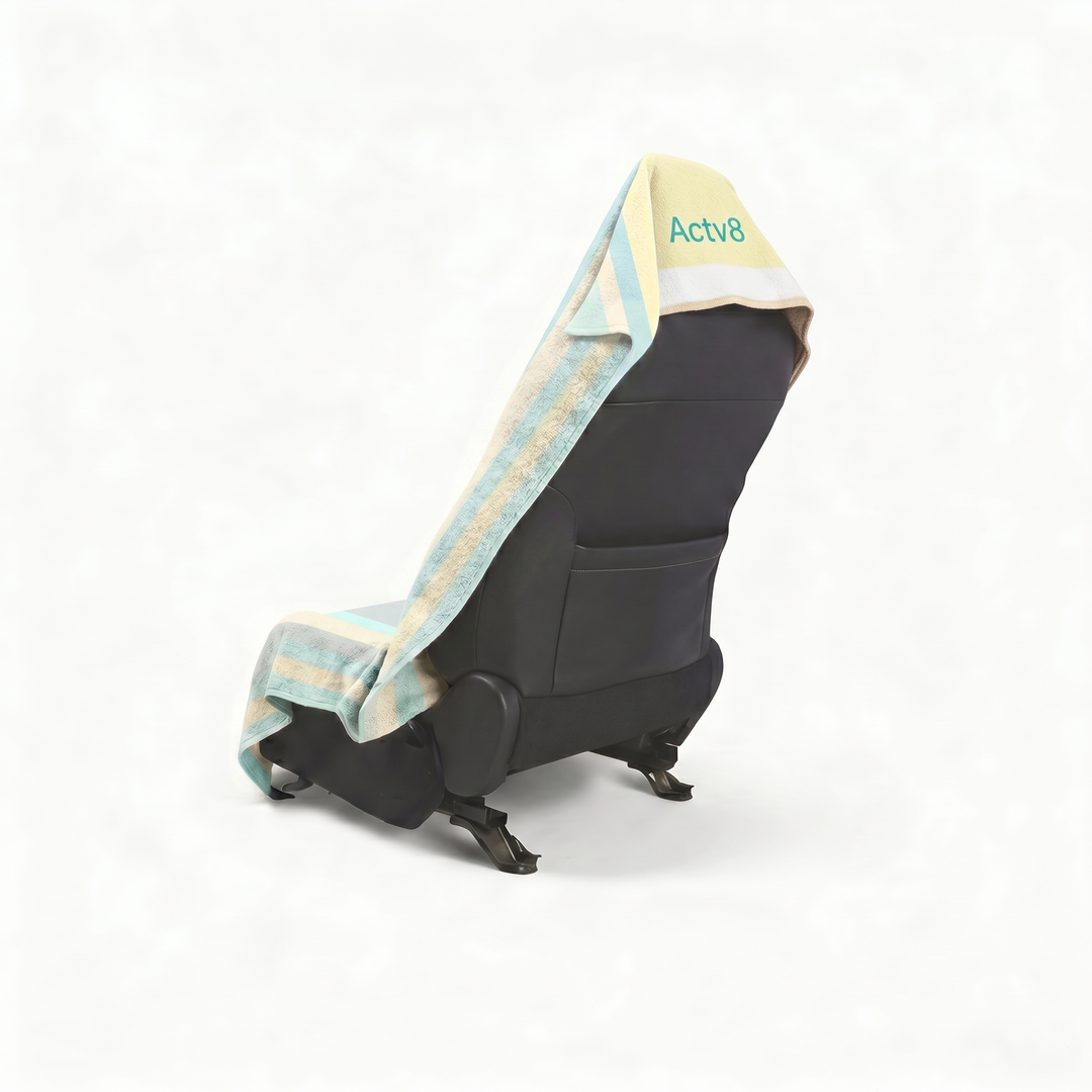 Sonder zipped car seat cover towel — back #style_sonder