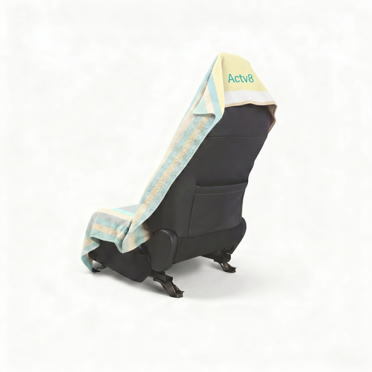 Sonder zipped car seat cover towel — back #style_sonder