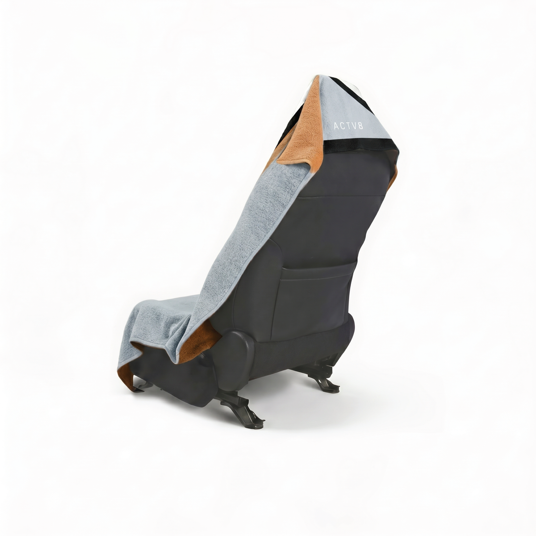 Urban zipped car seat cover towel — back #style_urban