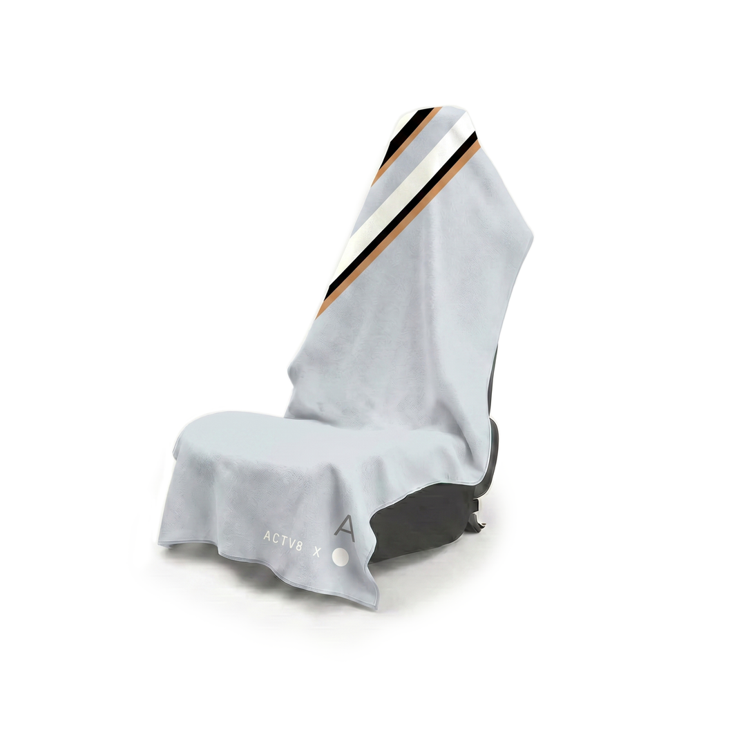 URBAN zip pocket car seat towel - front
