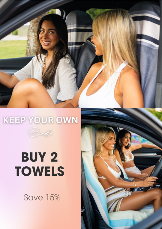 KEEP YOUR OWN BUNDLE - Grab 2 X Car Seat Towels—bundle it your way.