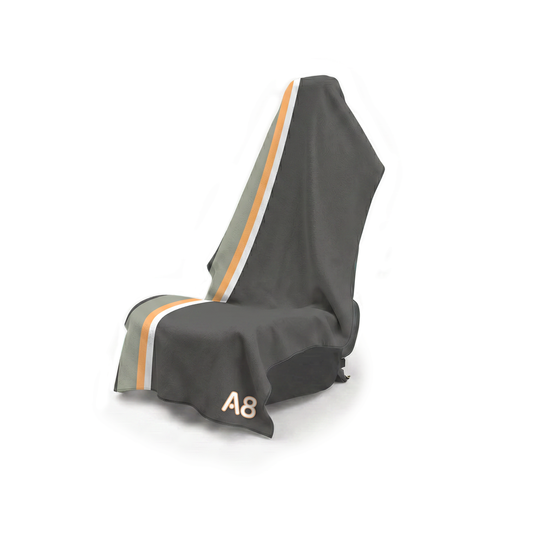 VISTA zip pocket car seat towel - front