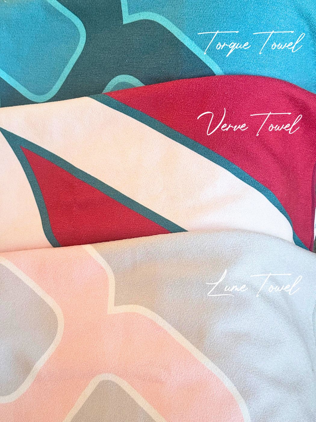 Verve, Torque and Lume fabrics up close